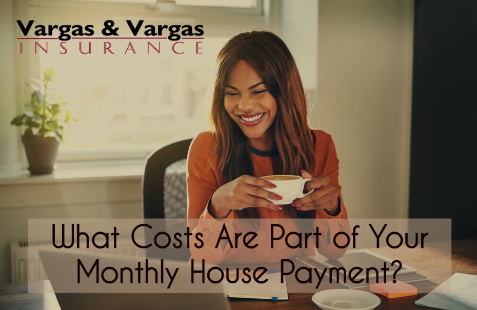 Woman smiling as she reviews her house payment at home