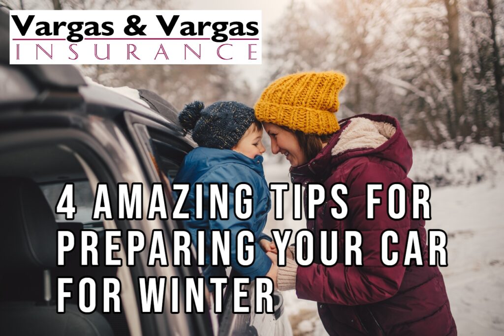 mother and child safely driving around in winter after she followed these tips for preparing your car for winter