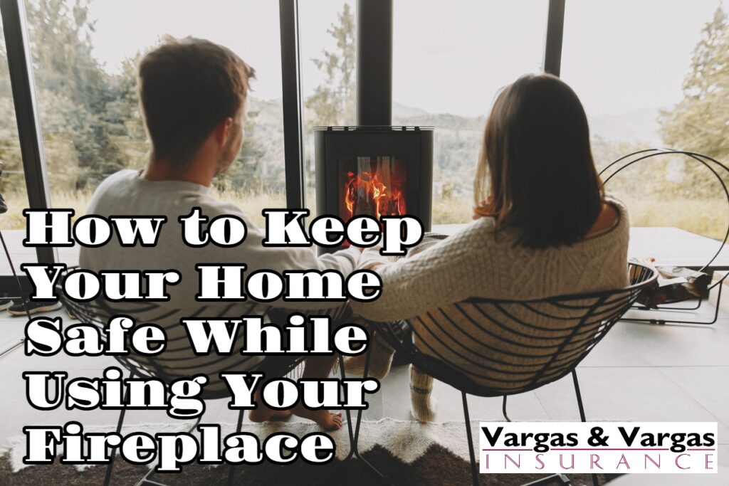 a couple sitting in front of a fireplace place in a modern-style home